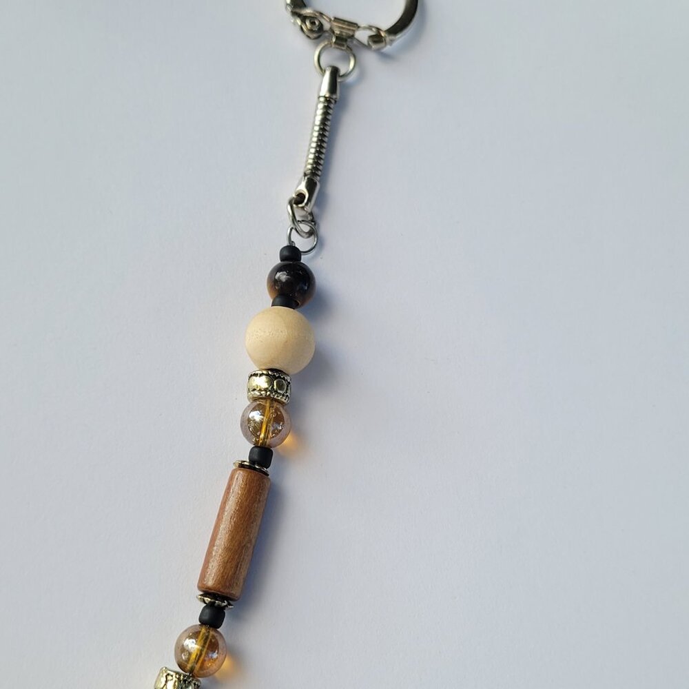 Silver Heart Key Keychain - Handmade - Picture 9 of 9